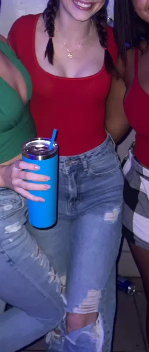 PINK - Victoria's Secret Red bodysuit thumbnail 2