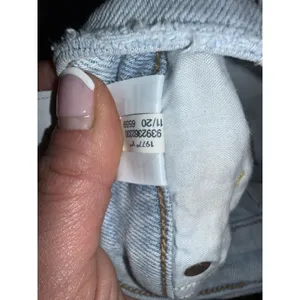 American‎ Eagle Mom Shorts Women's Sz 4 Distressed Stretch Light Wash 2020 thumbnail 5
