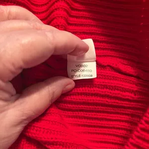 Chaps Ralph Lauren Sweater Red Women's Size M‎ Oversized Preppy thumbnail 6