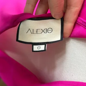 Alexis Hot Pink V-Neck Plunge Open Back Sleeveless Mini Shift Dress thumbnail 6