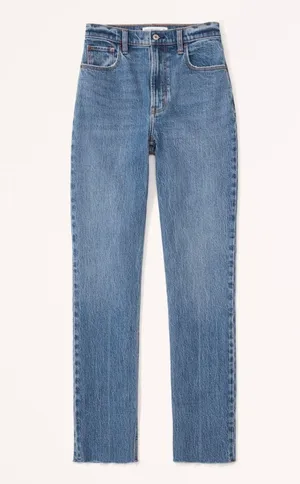 Abercrombie Ultra High Rise 90s Straight Jean thumbnail 1
