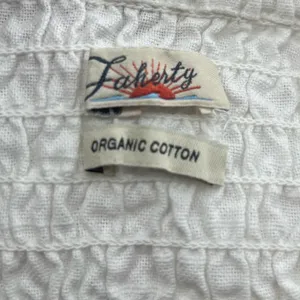 Faherty Ramona smocked white‎ organic cotton dress thumbnail 3