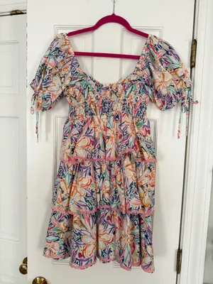 Colorful Ruffle Dress thumbnail 2