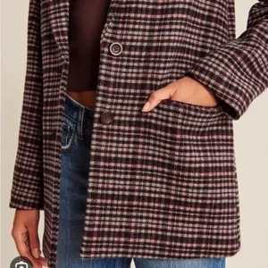 ABERCROMBIE & FITCH Heavyweight Wool Blend Blazer Coat Preppy Academia Small thumbnail 5