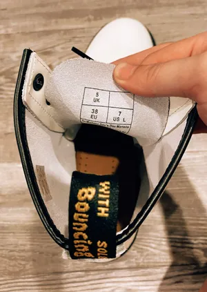 White Dr Martens thumbnail 4