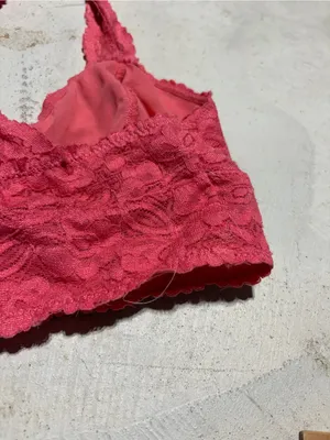 Free people intimately Lace Racerback Bralette coral small thumbnail 8