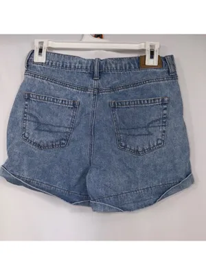 American Eagle Mom Shorts Size 4 High Rise Denim thumbnail 5