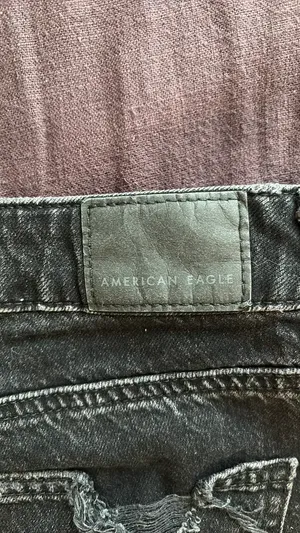 American Eagle Outfitters Jean Shorts Black thumbnail 5