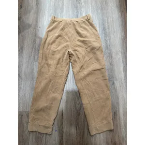Everlane Tan Brown Pleated Chino Trousers High Rise‎ Lyocell Pants Size 0 thumbnail 3