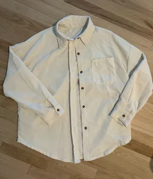Cream Corduroy Button thumbnail 1