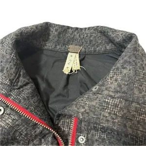 We The Free Moto Jacket‎ Leopard Print Red Trim Pockets Full Zip Size 2 thumbnail 11