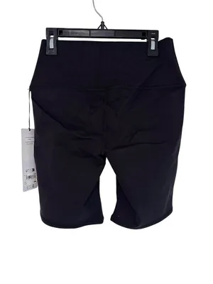 Alo Yoga High Waist Biker Shorts in Black Medium New Womens Leggings thumbnail 7