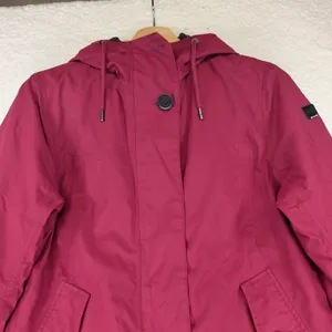 Helly Hansen Ardmore Insulated Parka Jacket Burgundy Red 53126 Women Small thumbnail 8