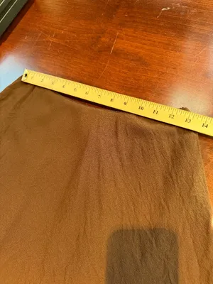 American Eagle Viscose Chocolate Brown Mini Skirt Size Small thumbnail 7