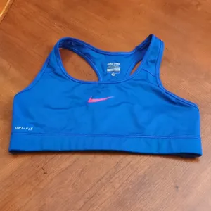 ROYAL BLUE NIKE PRO SPORTS Bra Size M thumbnail 3