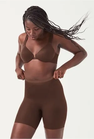 Spanx Shape Invisible GirlShort Shapewear Shorts Brown Size XS NEW NWT thumbnail 1