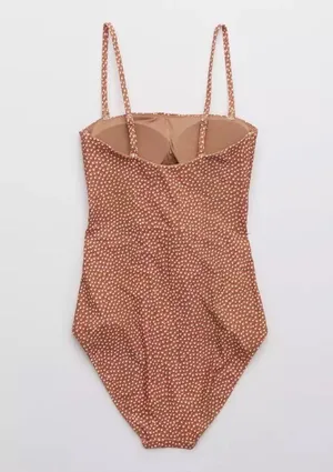 Aerie wrap strapless one piece Bathingsuit thumbnail 2