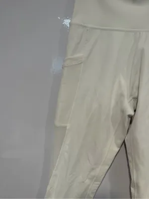 Aerie‎ offline High-Waist White Cream Leggings with mesh Side Pockets thumbnail 3