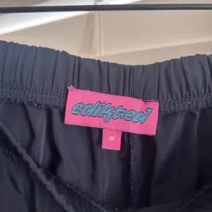Edikted Women's Black and Navy Trousers thumbnail 5