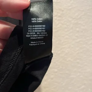 Aritzia TNA Women’s Black TNA Logo Tee Shirt Size XXS thumbnail 7