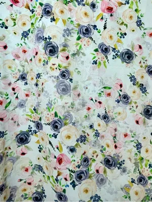 Floral Short Sleeve Ruffle Tie Knot Blouse ~ Women’s XL Cottage Feminine Top thumbnail 4