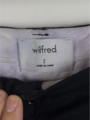 Wilfred Aritzia Nadine Pant Black Wool Blend Tailored Trousers Size 2 thumbnail 2