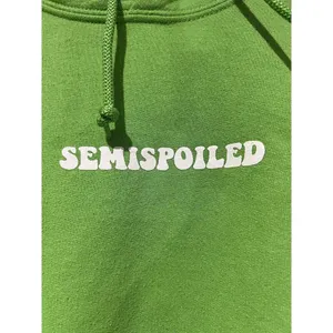 Semispoiled Green Women’s Hoodie With Drawstring Size L thumbnail 5