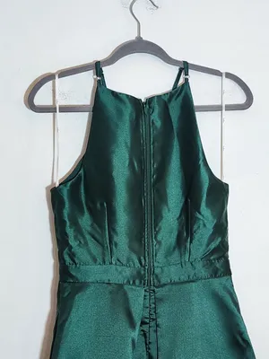 Lulus Green High Low Formal Dress Size Medium NWT Wedding Guest Dress thumbnail 5