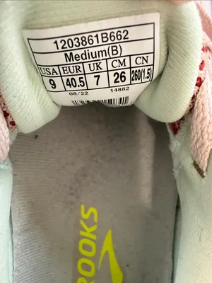 Brooks Revel Women's Blush Pink with Mint Liner Athletic Sneakers thumbnail 9