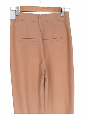 Abercrombie - NWT Sloane Tailored Wide Leg Dress Pants Tan Sz 26/2 Long thumbnail 5