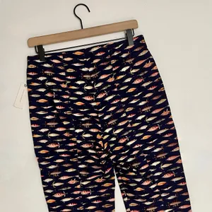 NWT!! Anthropologie MAEVE Fishing Lures Capri Pants Elastic Waist Cropped Medium thumbnail 9