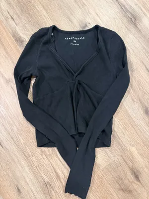 Aeropostale Top black thumbnail 1