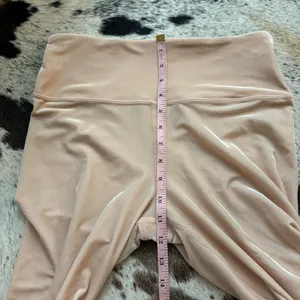 ALO YOGA Pink‎ Nectar Velvet Velour Leggings Size Large Y2K thumbnail 8
