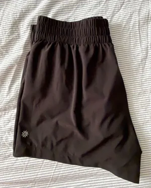 Athleta Black Women's Athletic Shorts with High Elastic Waist, size S thumbnail 1