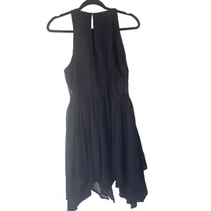 Abercrombie & Fitch Women Medium Blue‎ Lace Chiffon Fairy Grunge Mini Dress thumbnail 8