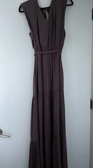 Naked Zebra Purple Sleeveless Maxi Dress thumbnail 2