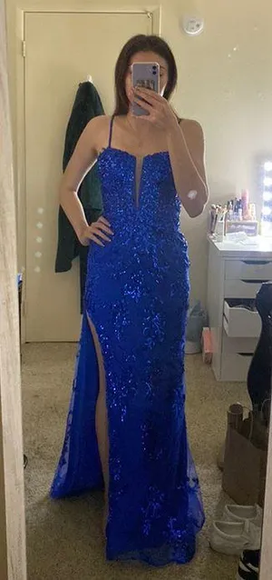 Berlin Nova Sheath Corset Back Prom Dress With Beading And Sequin thumbnail 4