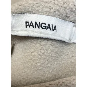 Pangaia Men's Beige Graphic Hooded Long Sleeve Sweater Hoodie Sweatshirt Top L thumbnail 5