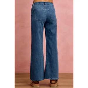 SO ME Seam‎ Detail Mid Rise Stretch Denim Jeans - Medium thumbnail 2