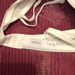 Auden Soft White Lace Bra Size 34B thumbnail 3