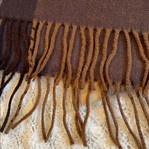 Plaid scarf Brown thumbnail 2