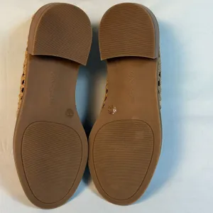 On 34th Size-7M Women's Blaiya Tan Loafers Flats Shoes Woven‎ thumbnail 8