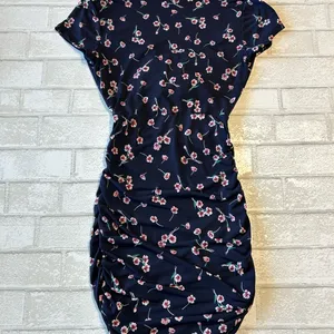 Windsor Navy Floral Dress with Pink Accents thumbnail 4