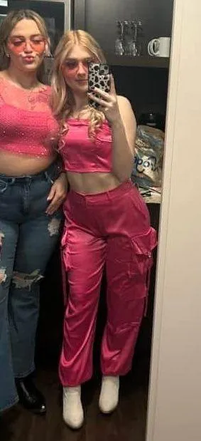 Thomas Runway Boutique Two Piece Set Pink Size M thumbnail 2