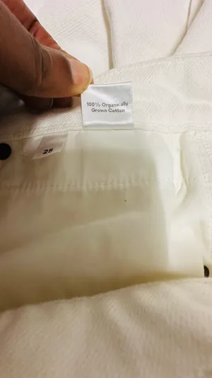 Reformation White Distressed Wash Vintage Jeans thumbnail 8