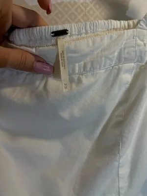 NWOT Free People Cream Elastic-Waist Cotton Ruffle Top thumbnail 9