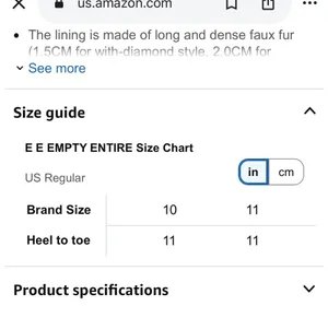 New Empty Entire faux fur slippers size 10-10.5 thumbnail 2