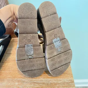 EUC Pierre Dumas Lisle Platform Strappy Sandals 8 Comfy 2.5” thumbnail 11