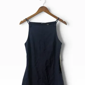 Lulus Chic Ease Navy Blue Sleeveless Mini Dress size Small NWT thumbnail 6