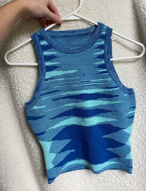 Knit Aztec Tank Top Multiple thumbnail 1